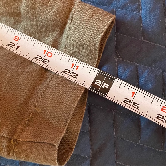 Linen blend olive green Relativity jacket EUC - Picture 8 of 8